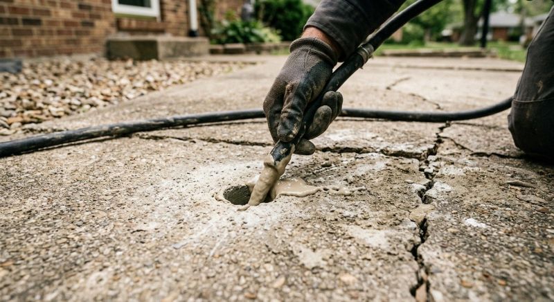Driveway Slab Lifting in West Des Moines, IA