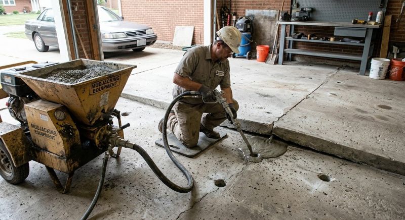 Garage Settling Repair in West Des Moines, IA