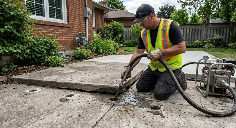Patio Leveling in West Des Moines, IA