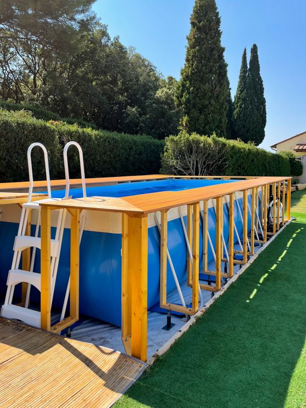 Before and After Pool Deck Fix